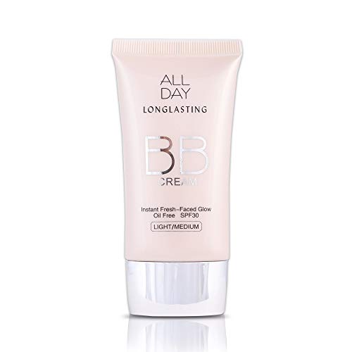 Glam 21 BB Cream Longlasting Oil Free Sun Protection Formula with SPF 30 | Lightweight, Non Greasy