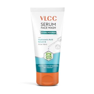 VLCC Serum Facewash - 100ml | with Hyaluronic Acid Serum to Softens and Nourishes Skin & Aloe Vera