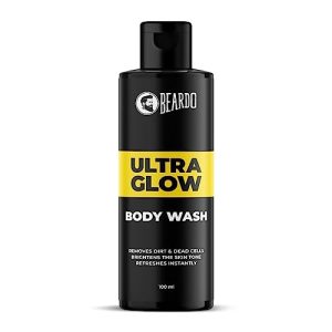 Beardo UltraGlow Body Wash for Men, 100ml | Moisturizes & Hydrates the Skin | Contains Mulberry &