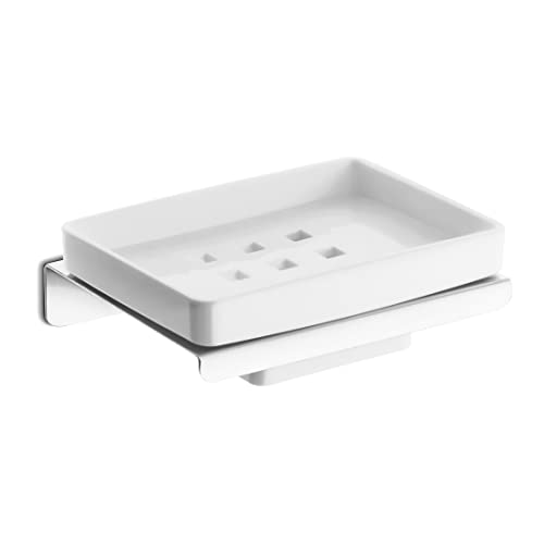 ALTON AQB9201 SS-304 Grade, Soap Dish, Wall Mounted, Silver, Stainless Steel