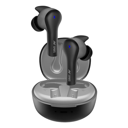Ant Esports Infinity ENC True Wireless Earbuds, 5.3 Bluetooth with 4 Microphone, 40H Playtime, 50ms
