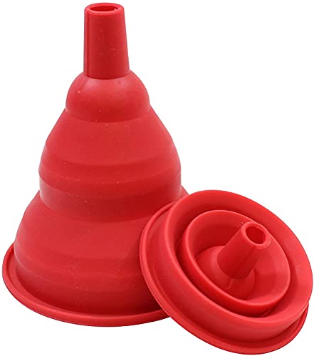 KARP Kitchen Funnel Set Premium Food Grade Silicone Collapsible Funnel for Filling