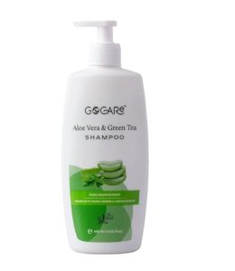 GOCARE Aloevera and Green Tea Shampoo For Hydration and Soothing Scalp - For Dry, Weak, Dull Hair |