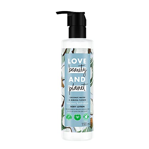 Love Beauty & Planet Coconut water & Mimosa Flower Hydrating Body Lotion for 24hr Moisturization |