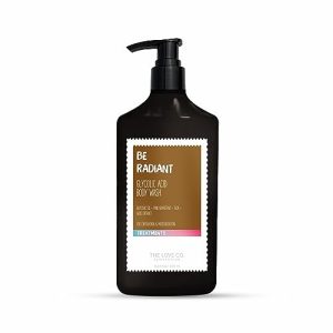 THE LOVE CO Be Radiant Body Wash | 10% AHA & Grapefruit for Deep Exfoliation | Enriched with