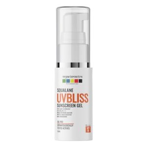 Organix Mantra Squalane UV Bliss Sunscreen Gel | Broad Spectrum, Natural Ingredients, Hydrating