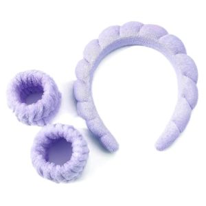 EZ Living 3pcs pink color headband for women and girls sponge headband Ways Non-Slip Headbands