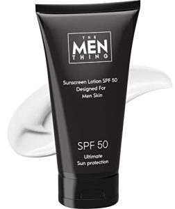 THE MEN THING SunScreen for Men Skin - SPF 50 P+++ - Oil-Free Man SunScreen with Zinc Oxide &