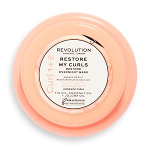 Revolution Haircare Restore My Curls Overnight Mask With Cationic conditioning agents – to smooth