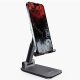 Ambrane Mobile Holding Tabletop Stand, 0-135 Perfect View, Height Adjustment, Wide Compatibility,