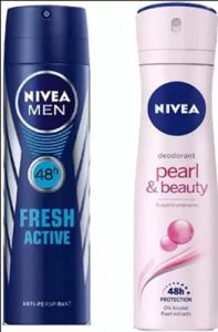 NIVEA Men deo women deo men deo fresh active and pearl and beauty deorant for men deo Body Spray -