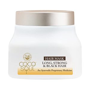 Coco Soul Hair Mask for Long, Strong & Black Hair with 100% Cold Pressed Virgin Coconut Oil | Amla &