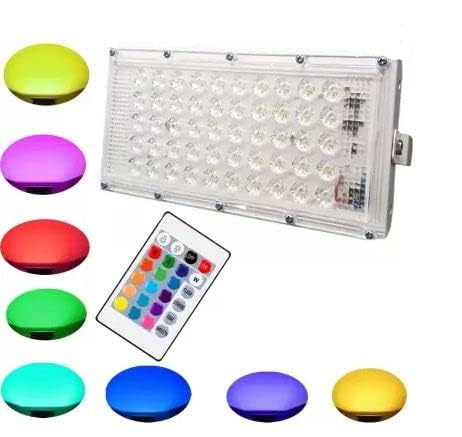 DAYBETTER® 50W RGB LED Brick Light Multi Color with Waterproof IP66 LED Lights (50WATT,Plastic)