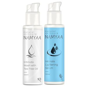 Namyaa Intimate Lightening Serum and Hygiene Wash for Men and Women, 100 gram each