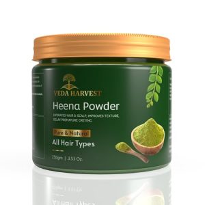 Veda Harvest Heena/Henna powder for hair colour 250 gm | Mehndi/Mehendi for hair | Fights Premature
