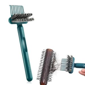 Comb Cleaner Brush Hair Brush Cleaner Tool for Women for Tangled Hair (green)