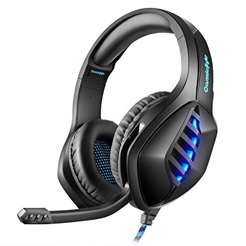 Cosmic Byte GS430 Gaming wired over ear Headphone, 7 Color RGB LED and Microphone