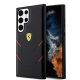 CG MOBILE Ferrari Galaxy S23 Ultra Case [Official Licensed], Contrasted Lines Hot Stamped On A PU