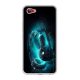 Casotec Cool Headphone Design Printed Silicon Soft TPU Back Case Cover for Vivo Y81i