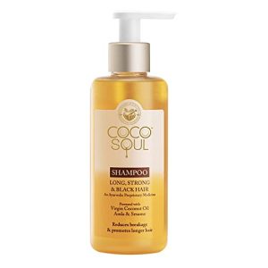 Coco Soul Shampoo for Long, Strong & Black Hair with Ayurvedic Medicine | 100% Cold Pressed Virgin