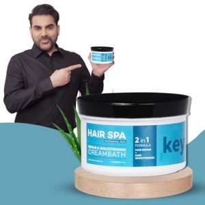 Keywest Professional Hair Spa Cream for Women - 500gm | 2in1 Formula Hair Repair + Hair Smoothening