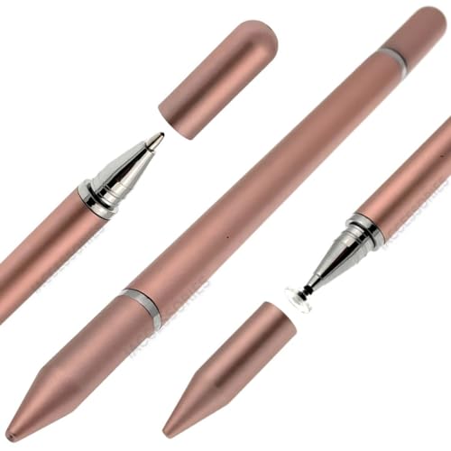 iAccessories 2-in-1 Fine Point Silicon Disc Tip Stylus with Ballpoint Pen for All Touch Screen