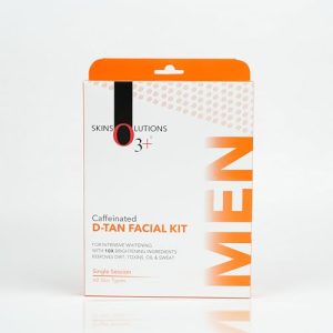 O3+ Caffeinated D-Tan Facial Kit for removing dirt toxins oil and sweat single session for All Skin