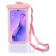 THE CLOWNFISH Universal Waterproof PVC Transparent Mobile Pouch Cellphone Case Rain Protection Dry