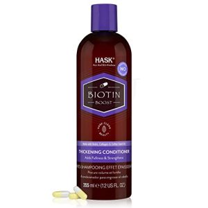 HASK Biotin Boost Thickening Conditioner 355Ml | For Thin & Fine Hair Type | Provides Volume &