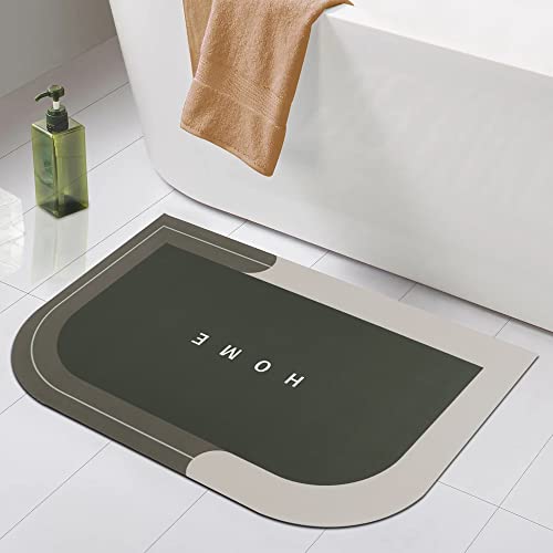 Story@Home Bathroom Mat Aqua Collection Door Mat Anti-Slip Bath Mat Quick Drying Absorbent Mat for