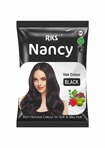 RKS Nancy Natural Hair Colour for Women | Black Natural Dye for Hair | 100% Pure Hair Dye | Natural