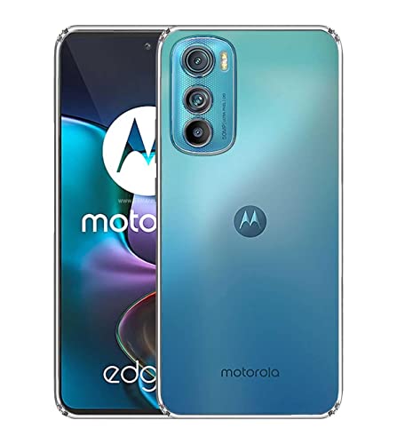 Solimo TPU Mobile Cover (Soft & Flexible Back Case) Transparent for Motorola Edge 30