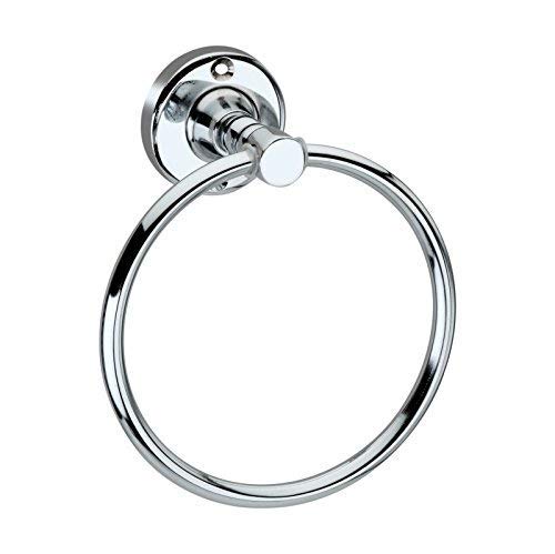 INDOROX Stainless Steel Towel Ring/Napkin Ring - Bathroom Towel Holder - Towel Hanger with Chrome