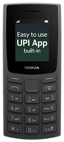 Nokia All-New 105 Single Sim Keypad Phone with Built-in UPI Payments, Long-Lasting Battery, Wireless