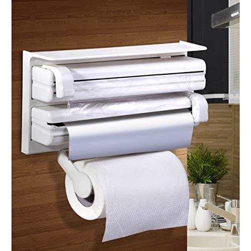 Divik Tissue Paper Roll Use for Home, Kitchen, Bathroom, Hotel, Restaurant // 4 in 1 Paper Dispenser