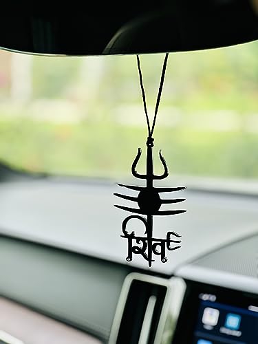 BS AMOR Dream Catcher Car Hanging Shiv Trishul Car Hanging ~ Handmade Hanging Wall Hangings, Garden,