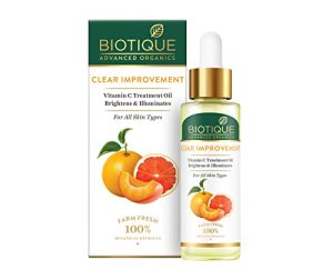 Biotique Advanced Organics Clear Improvement Vitamin C Treatment Oil, 30ml