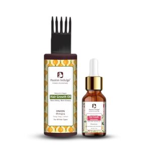 Passion Indulge Hair Growth Combo Kit - With Rosemary Essential oil Activator 10ml & Onion-Bhringraj