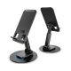 KriVat Phone Stand Adjustable Dual Folding Cell Phone Desktop Holder with 360-Degree Rotation