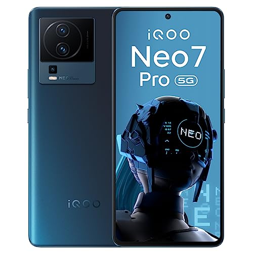 iQOO Neo 7 Pro 5G (Dark Storm, 8Gb Ram, 128Gb Storage) | Snapdragon 8+ Gen 1 | Independent Gaming
