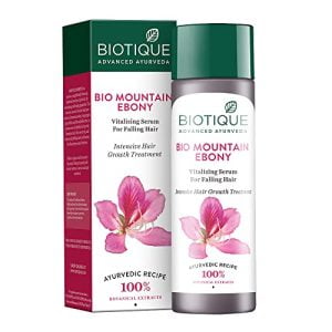 Biotique Mountain Ebony Vitalizing Serum | Prevents Hair Fall & Soothes Scalp| Promotes Hair Growth