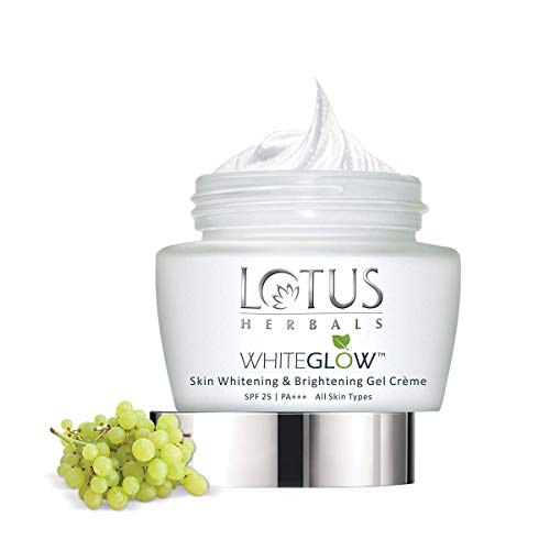 Lotus Herbals WhiteGlow Skin Whitening And Brightening Gel, Face Cream with SPF-25, for all skin