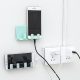 Skudgear Multipurpose Wall Mount Phone Holder with 4 Hooks | Socket Charging Box | Bracket Stand