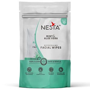 Nesta Soft Spunlace Fabric Wet Wipe for Face Makeup Removal, Ultra-Soft Wipes, Chemical Free,