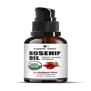 Organic Netra Rosehip Seed Oil for Skin | Hydrates & Moisturize Skin |100% Organic, Pure & Natural