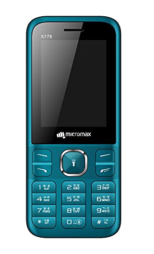 Micromax All-New X778 Sleek & Stylish Design| Dual Sim keypad Mobile with 2.4" Big Screen| Big