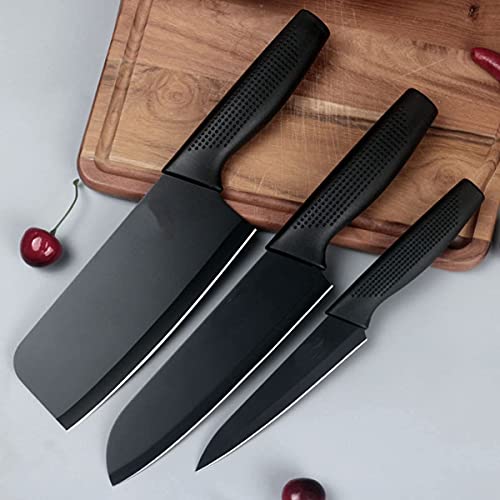 ZELKEY Stainless Steel 3 Pieces Professional Kitchen Knife Set, Meat Knife, Chef's Knife with