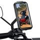 YELLOWFIN Fully Waterproof Mirror Mount Mobile Phone Holder with 360° Rotation for Bike | Motorcycle