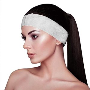 Gypsy 100 Pcs Disposable Spa Facial Headbands | For Make up, Hair Colour,Salon & Parlour Use | Free