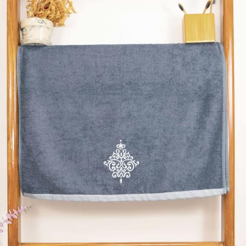 Rangoli 100% Bamboo Bath Towels, 500 GSM, Organic Royale Towel for Men and Women | Towels for Bath